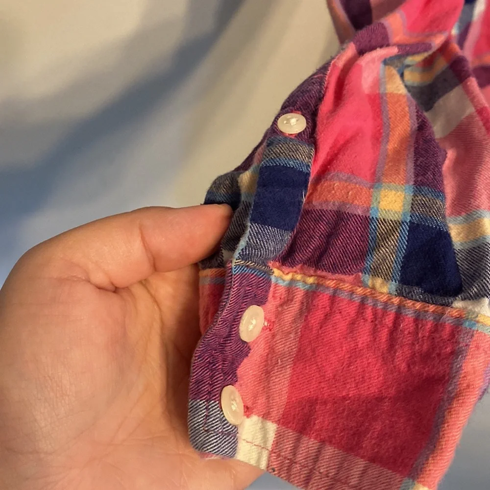 Pink Plaid Flannel - Picture 5 of 6